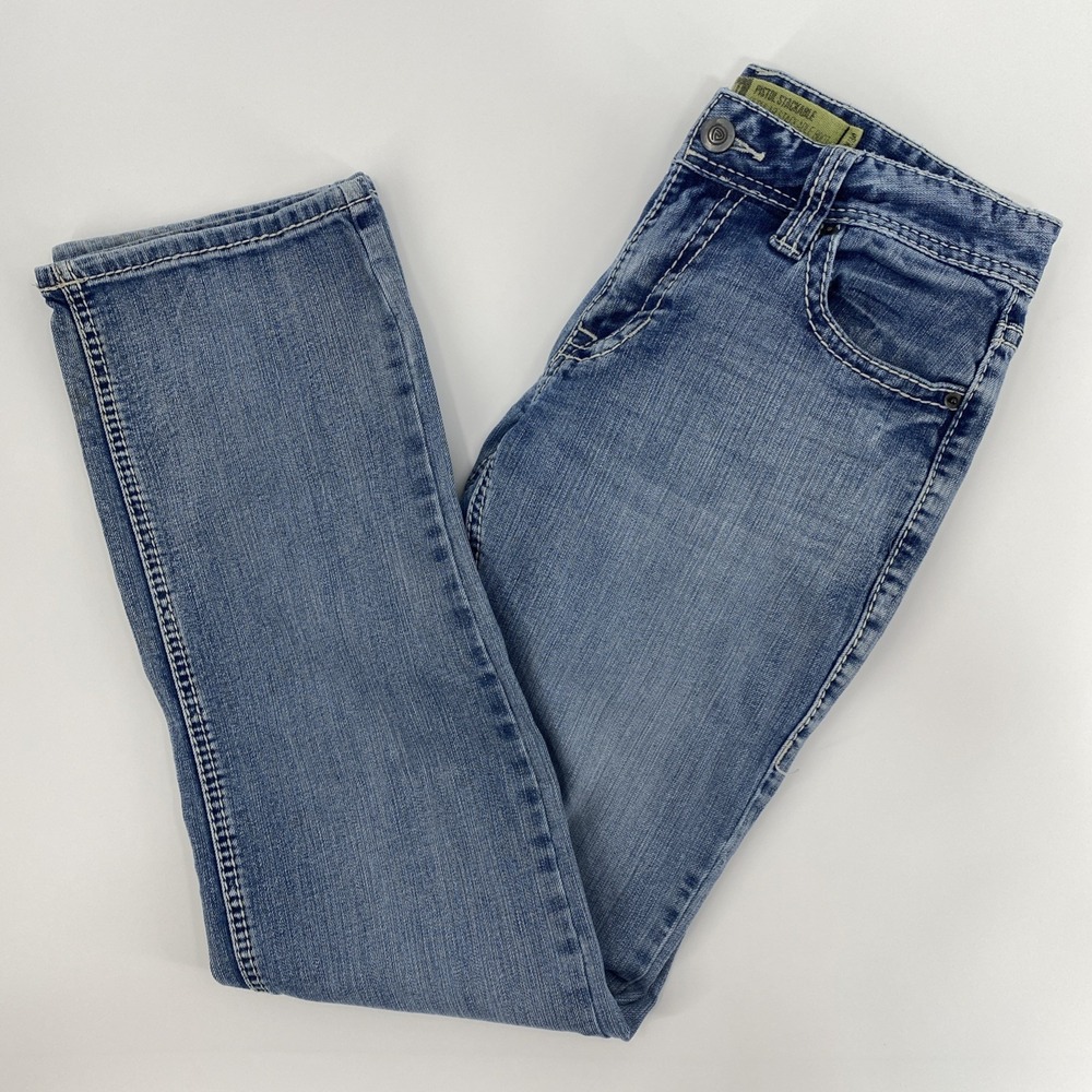 Rock & Roll Jeans Mens Tag 29x34 Actual 29x31 Blue Pistol Straight Western